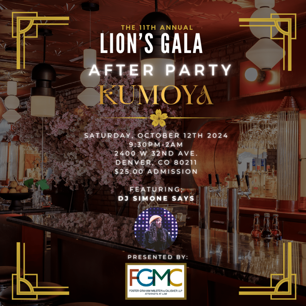 The Lion's Gala afterparty.